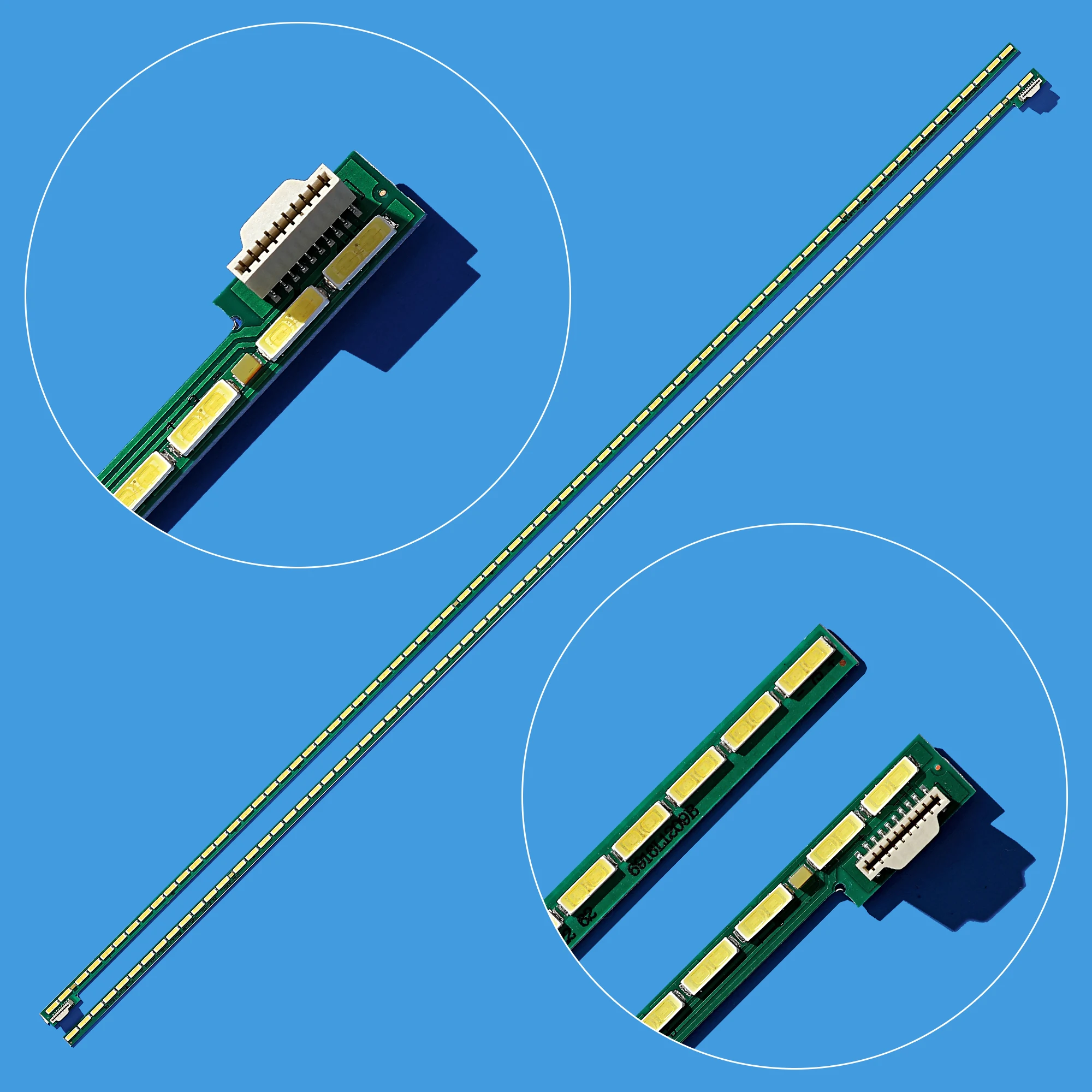 New 1set=2pcs 75LED LED backlight stip for LG 55LA660V 55PFL6008K 55LA6800 6922L-0069A 55LA7400 55LA6600 6916L1210B 6916L1209B
New 1set=2pcs 75LED LED backlight stip for LG 55LA660V 55PFL6008K 55LA6800 6922L-0069A 55LA7400 55LA6600 6916L1210B 6916L1209B