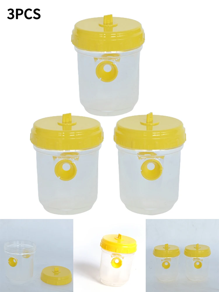 Lure Wasp Traps 13 Cm 3pcs/set Against Bees Hornets Attractant Defense For Hanging Plastic Protection Practical
Lure Wasp Traps 13 Cm 3pcs/set Against Bees Hornets Attractant Defense For Hanging Plastic Protection Practical