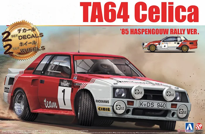 AOSHIMA 1:24 Toyota TA64 Celica 85 B24021 JDM Limited Edition Static Assembly Model Kit Toys Gift
AOSHIMA 1:24 Toyota TA64 Celica 85 B24021 JDM Limited Edition Static Assembly Model Kit Toys Gift
