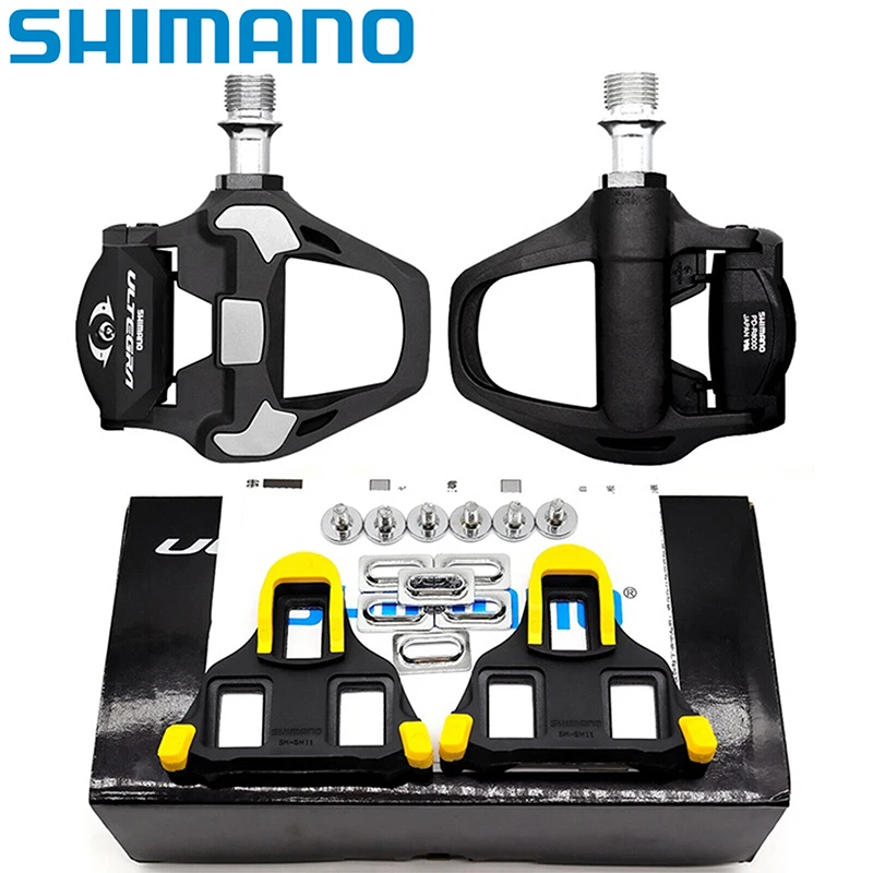 

Shimano Ultegra PD-R8000 Pedals w/SH11 Cleats Road Bike Clipless Pedals for SPD SL Self-Lock Bike Pedal Original SHIMANO R8000