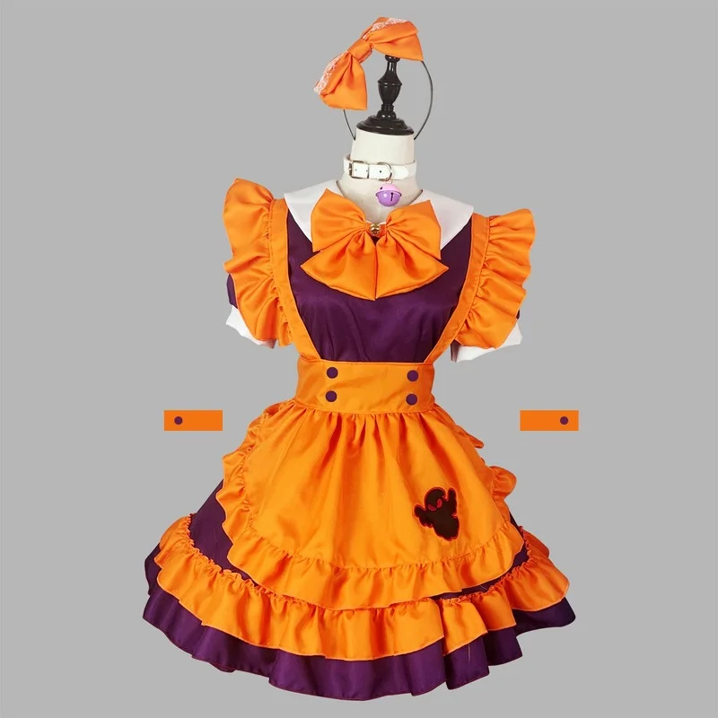 Lolita Maid Cosplay Costumes Japanese Kawaii Maid Apron Outfits Halloween Pumpkin Costume Gothic Lovely Party Stage Performance
Lolita Maid Cosplay Costumes Japanese Kawaii Maid Apron Outfits Halloween Pumpkin Costume Gothic Lovely Party Stage Performance
