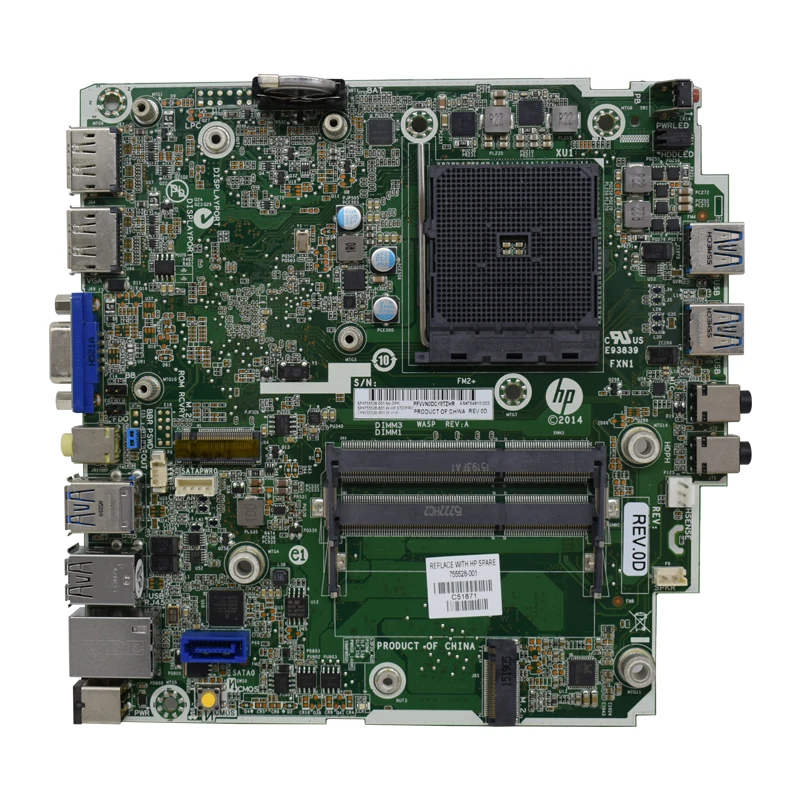 For HP 705 G1 DM Mini Host 754910-001 754910-002 Motherboard Socket FM2+ Motherboard DDR3
For HP 705 G1 DM Mini Host 754910-001 754910-002 Motherboard Socket FM2+ Motherboard DDR3