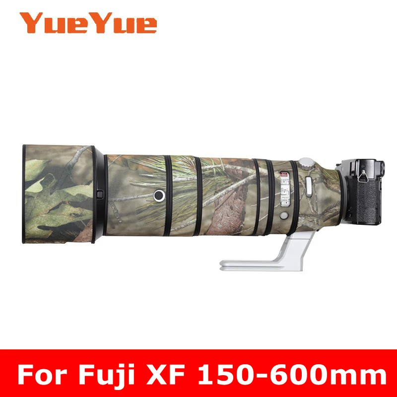 

For FUJI Fujifilm XF 150-600mm Lens Waterproof Camouflage Coat Rain Cover Protective Sleeve Case XF 150-600 F5.6-8 R LM OIS WR