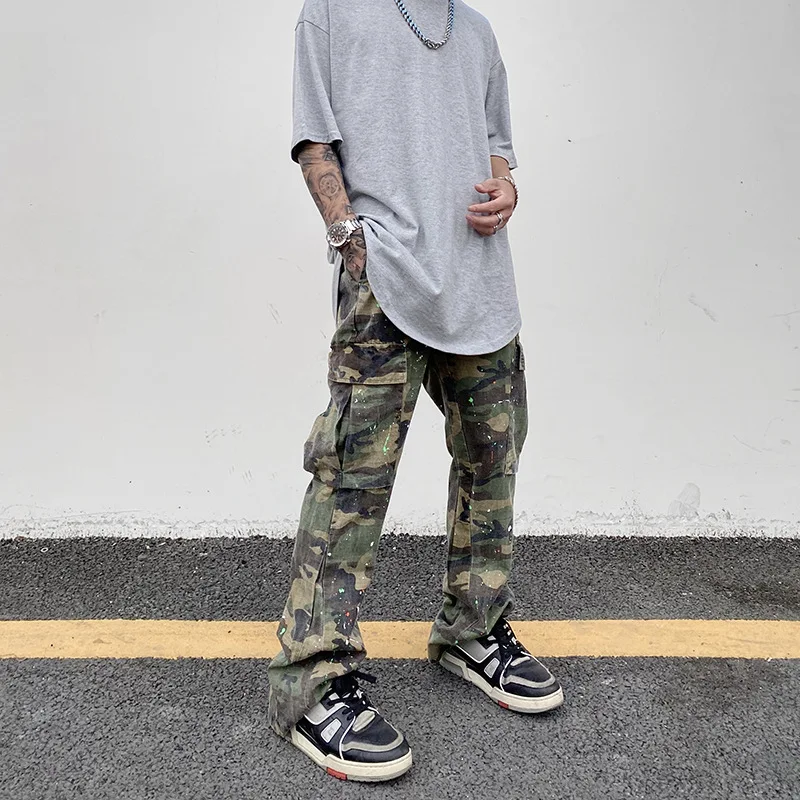 Мужские камуфляжные брюки с множеством карманов, повседневные свободные брюки-карго в стиле хип-хоп, уличная одежда, винтажные армейские брюки-султанки для мужчин, аналогично
Мужские камуфляжные брюки с множеством карманов, повседневные свободные брюки-карго в стиле хип-хоп, уличная одежда, винтажные армейские брюки-султанки для мужчин, аналогично