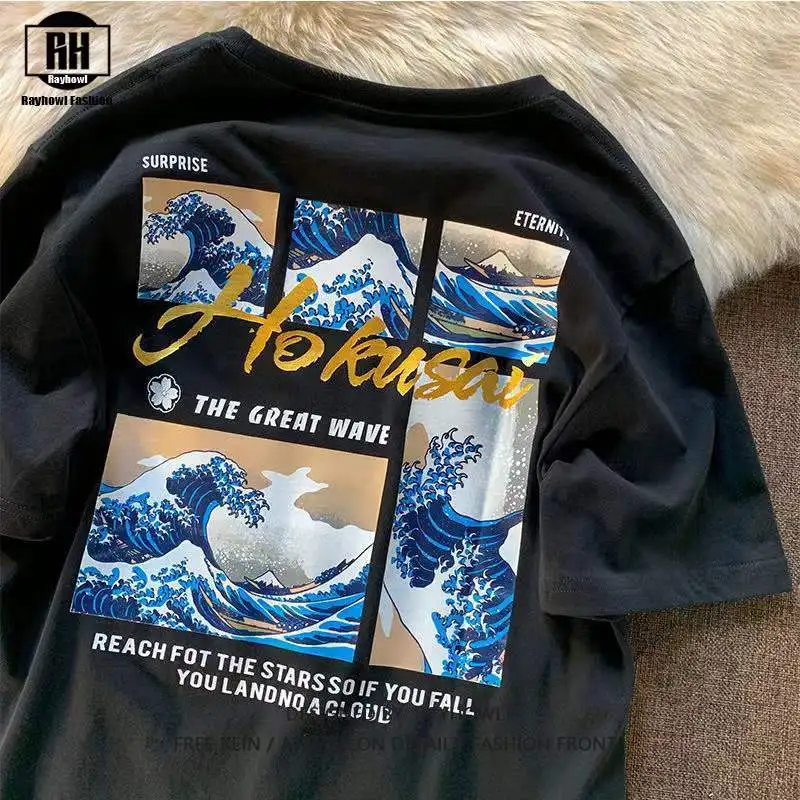 Creative Surf Print T-shirt Men Casual O-Neck Tops Tee Couple High Street Harajuku Tshirts Streetwear Summer Tops Short Sleeves
Creative Surf Print T-shirt Men Casual O-Neck Tops Tee Couple High Street Harajuku Tshirts Streetwear Summer Tops Short Sleeves