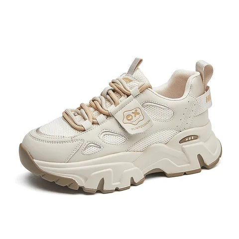 Fujin Женская Вулканизированная обувь, летние женские кроссовки 2020, весенне-летние вязаные дышащие кроссовки на массивной платформе, мягкие кроссовки