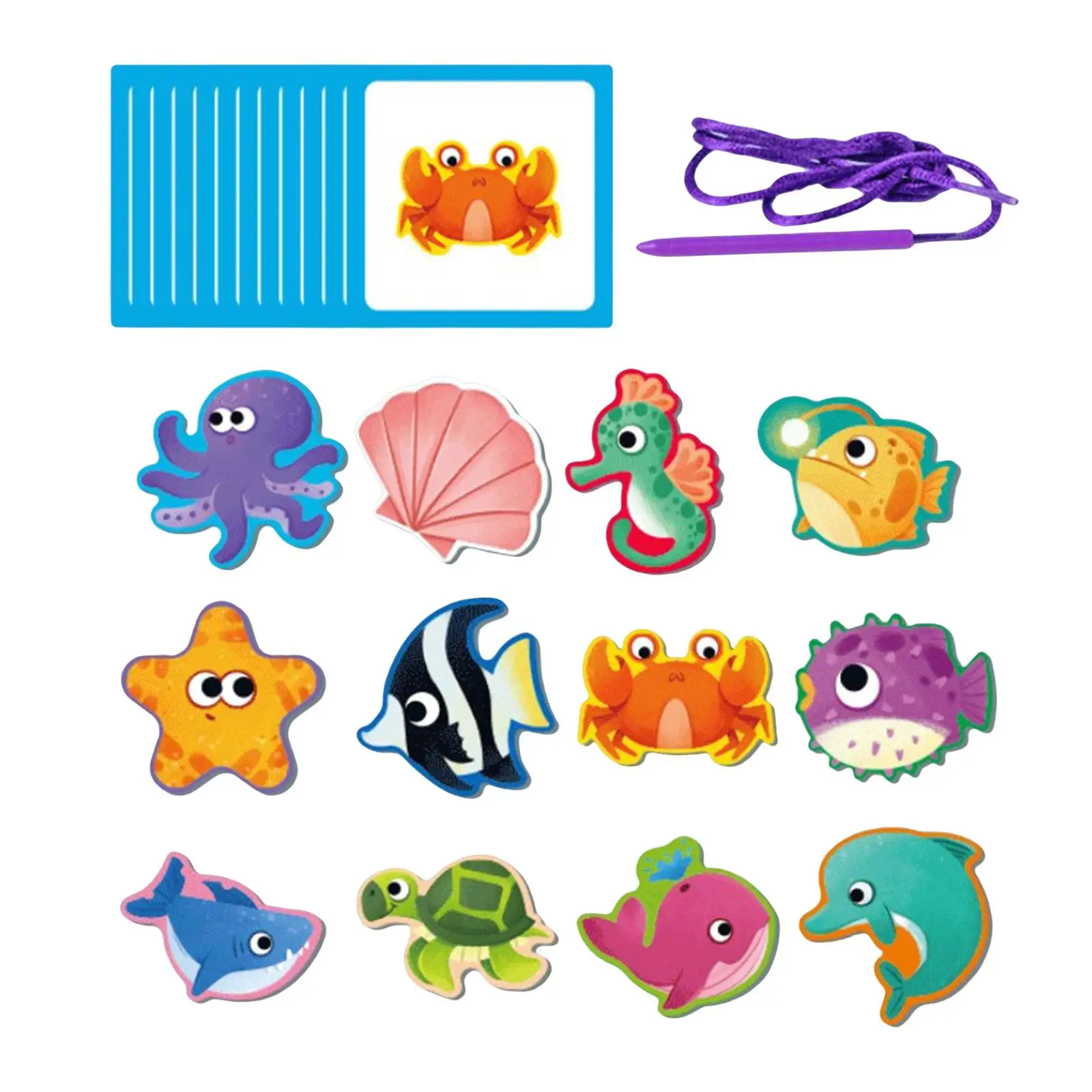 Stringing Threading Toys Fine Motor Skills Toy Puzzles DIY montessori Toys Wooden Lacing Beads for Ages 2 3 4 Years Old
Stringing Threading Toys Fine Motor Skills Toy Puzzles DIY montessori Toys Wooden Lacing Beads for Ages 2 3 4 Years Old