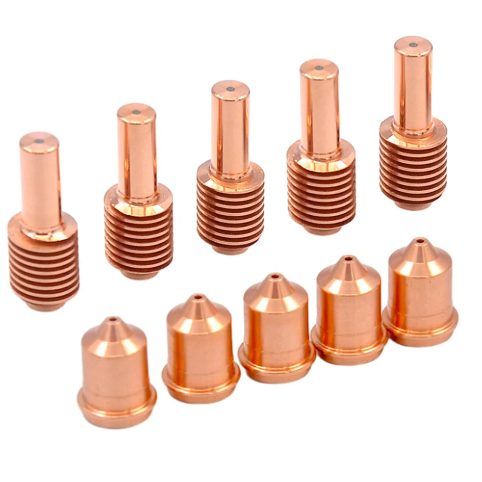 10pc Razorcut X45 Plasma Cutter 51206 Tips 52574 Electrodes Set Cutting Torch Consumables Fine Cut 25A Nozzle Soldering Supplies
10pc Razorcut X45 Plasma Cutter 51206 Tips 52574 Electrodes Set Cutting Torch Consumables Fine Cut 25A Nozzle Soldering Supplies