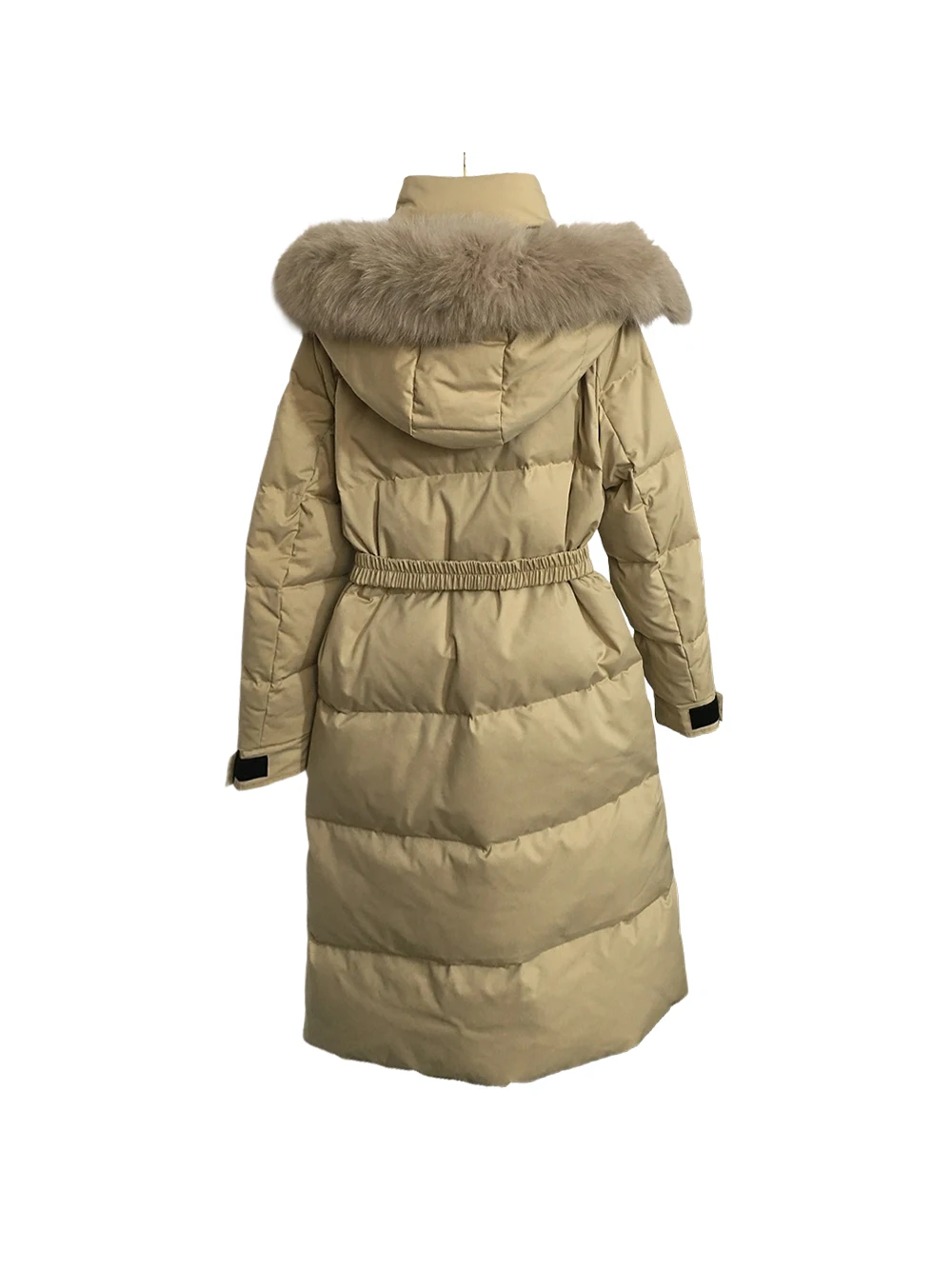 Hooded Belt Long Down Jacket Women Detachable Hat Long Sleeve Warm Fashion Down Coat Winter New Khaki/Black Lady Streetwear Traf
Hooded Belt Long Down Jacket Women Detachable Hat Long Sleeve Warm Fashion Down Coat Winter New Khaki/Black Lady Streetwear Traf