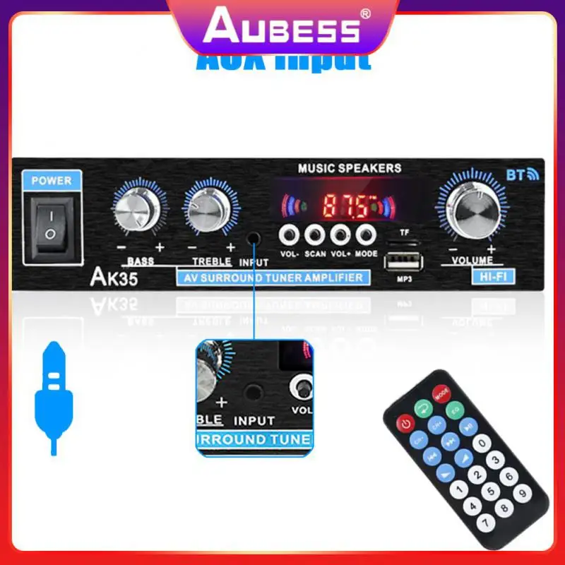 110v-220v Subwoofer Digital Power Amplifier Board 2.0 Channel Audio Home Theater Amplifier Fm Stereo Radio Black
110v-220v Subwoofer Digital Power Amplifier Board 2.0 Channel Audio Home Theater Amplifier Fm Stereo Radio Black