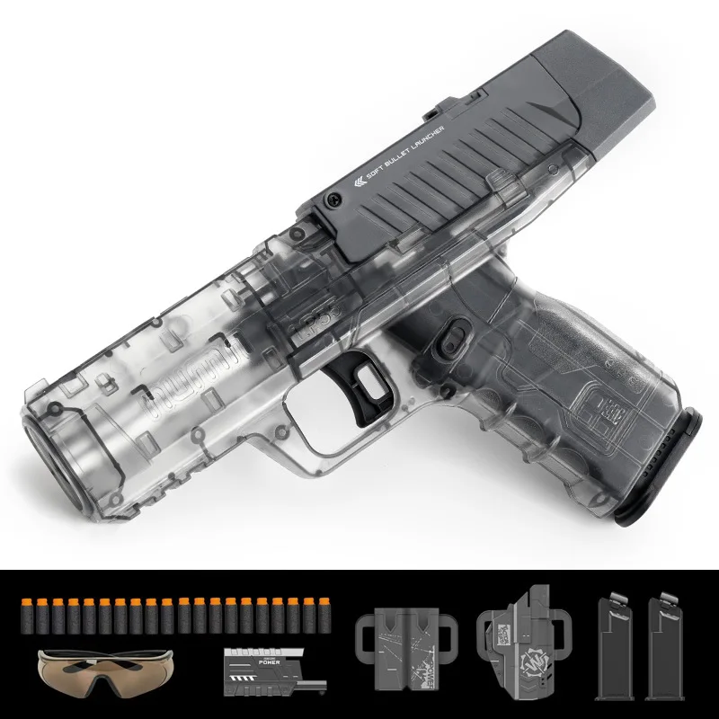 LP55 Soft Bullet Manual Toy Gun Blaster Shooting Model Pistol Air Handgun Rifle Sniper Armas For Adults Boys Birthday Gifts
LP55 Soft Bullet Manual Toy Gun Blaster Shooting Model Pistol Air Handgun Rifle Sniper Armas For Adults Boys Birthday Gifts