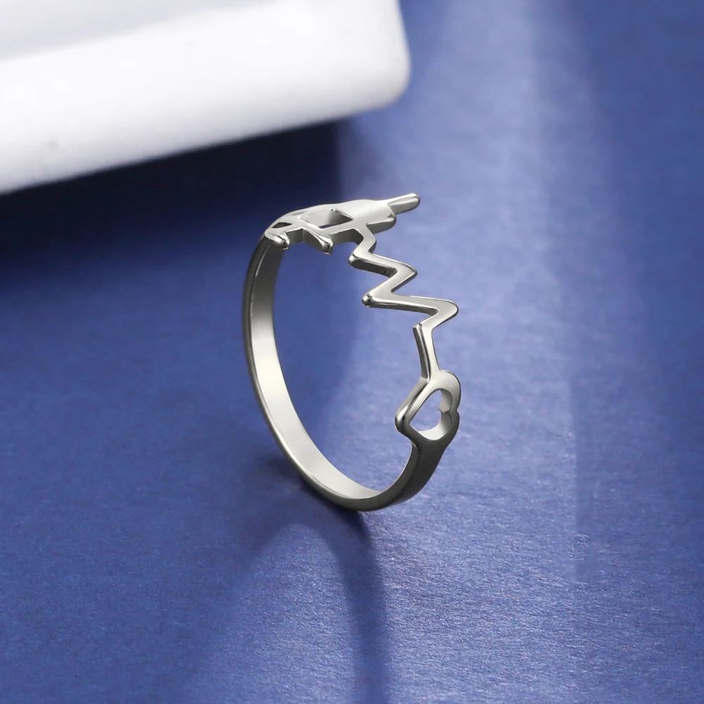COOLTIME Novelty Needle Tube ECG Rings for Women Stainless Steel Syringe Finger Rings Jewlery Gift 2023 New In
COOLTIME Novelty Needle Tube ECG Rings for Women Stainless Steel Syringe Finger Rings Jewlery Gift 2023 New In