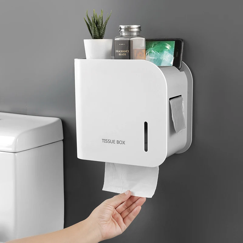 Multi Tissue Holder Traceless Wall Hanging Double Wall Cover Paper Holder Waterproof Wall Tray Tissue Box Storage for Bathroom
Multi Tissue Holder Traceless Wall Hanging Double Wall Cover Paper Holder Waterproof Wall Tray Tissue Box Storage for Bathroom