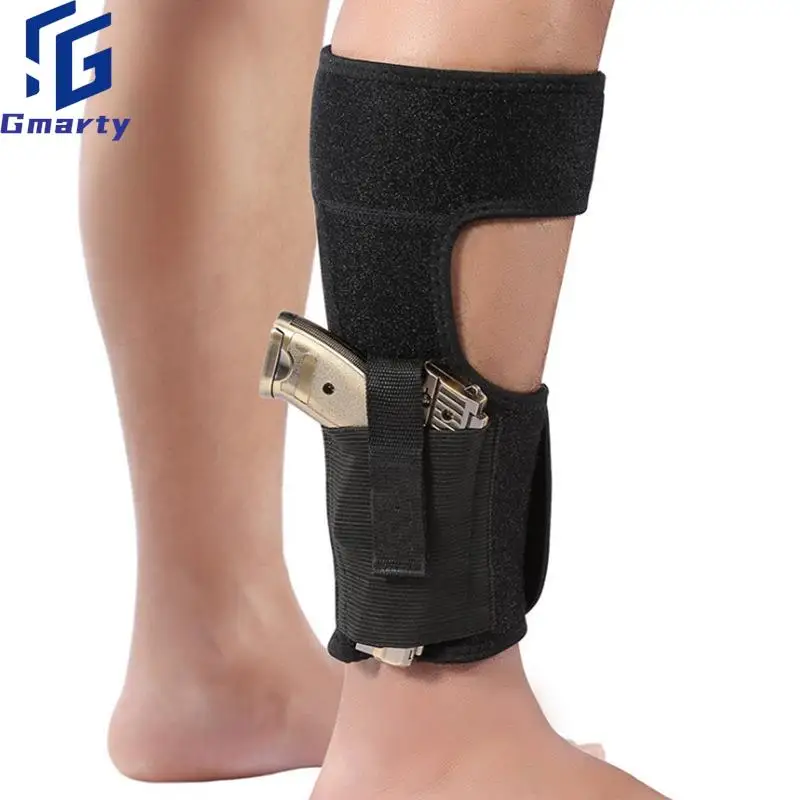 Тактическая кобура для пистолета на щиколотке для скрытого ношения ног кобура с эластичным крепежным ремешком чехол для пистолета