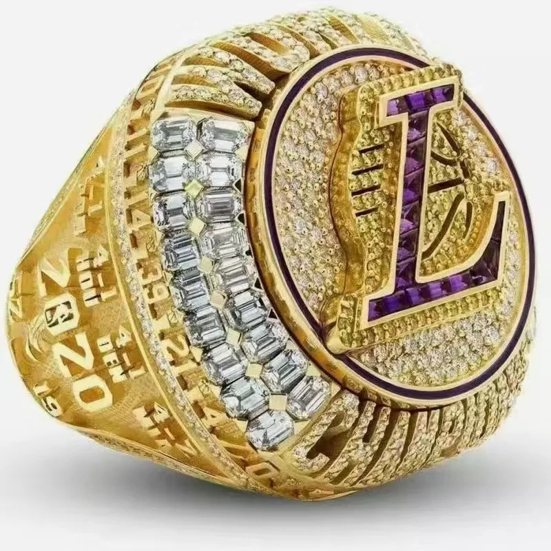 NBA Team Game 2020 Basketball Laker Championship Crystal Inlaid Alloy Rings Fans Collection Keepsake Lover Gift Jewelry Sets
NBA Team Game 2020 Basketball Laker Championship Crystal Inlaid Alloy Rings Fans Collection Keepsake Lover Gift Jewelry Sets