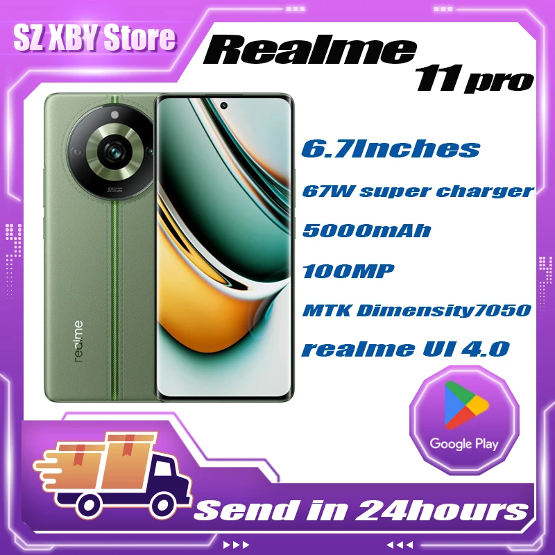 Смартфон Realme 11 Pro 11 Pro, внешняя фотография, оригинальная новинка, MTK Dimensity7050, 6,7 дюйма, OLED, 5000 МП, мАч, 67 Вт, супер зарядка
Смартфон Realme 11 Pro 11 Pro, внешняя фотография, оригинальная новинка, MTK Dimensity7050, 6,7 дюйма, OLED, 5000 МП, мАч, 67 Вт, супер зарядка