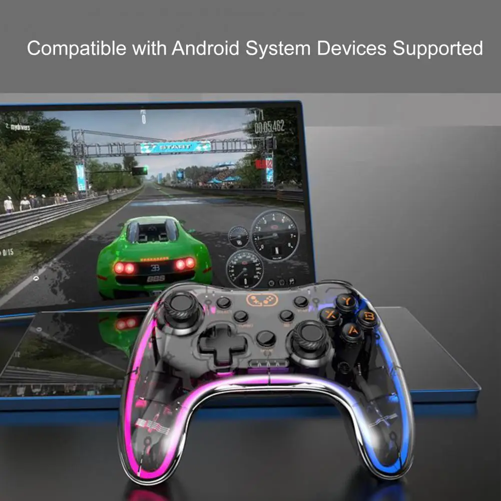 Геймпад с RGB-подсветкой, без задержки, эргономичный
Геймпад с RGB-подсветкой, без задержки, эргономичный