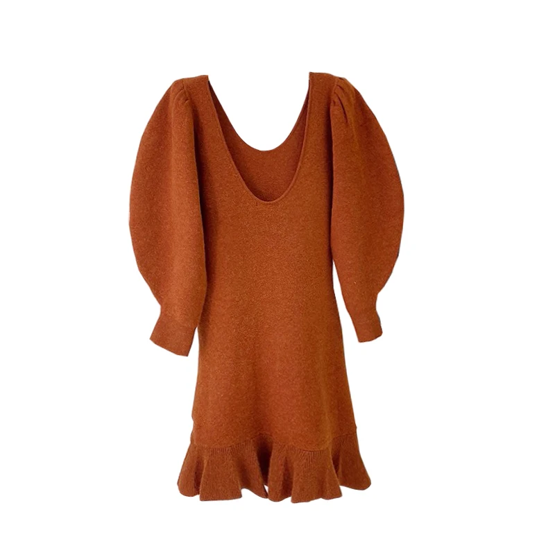 Womens Elegant Knit Clothes Autumn Winter Australia Fashion Long Lantern Sleeve Wool Blend Vintage Sweater Dress
Womens Elegant Knit Clothes Autumn Winter Australia Fashion Long Lantern Sleeve Wool Blend Vintage Sweater Dress