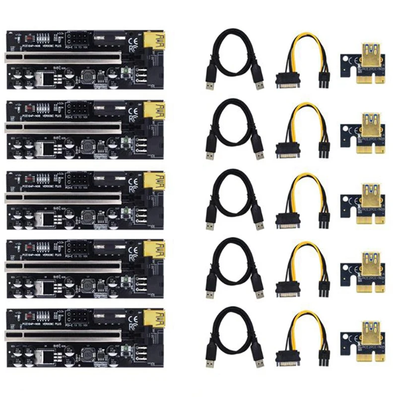 Version Riser 009C Plus PCI-E 1X 4X 8X 16X Extender Riser Card PCIE PCI Graphics Extension Miner Mining
Version Riser 009C Plus PCI-E 1X 4X 8X 16X Extender Riser Card PCIE PCI Graphics Extension Miner Mining