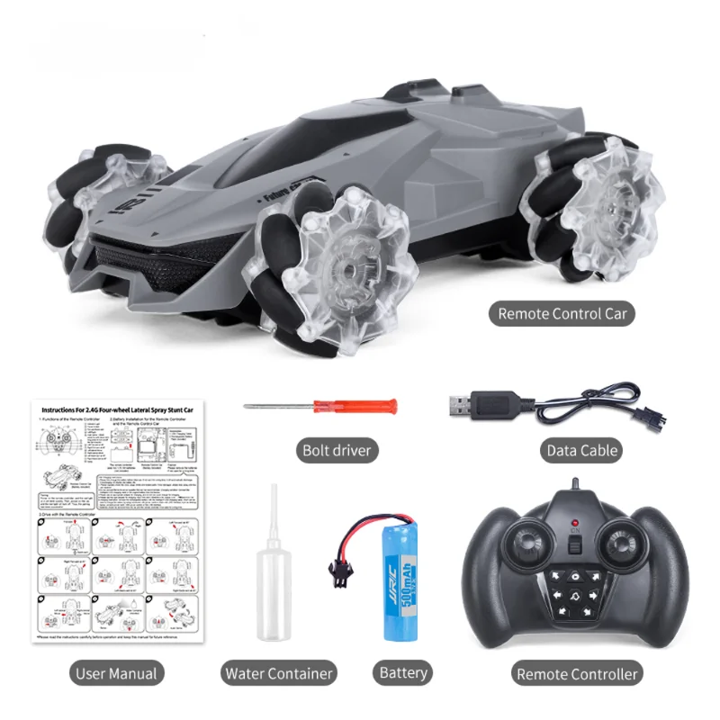 Remote Control Stunt Car Q92 2.4G with Music and Light 4WD RC Cars Simulation Exhaust Spray 1:24 Vehicle Toys Drift Car
Remote Control Stunt Car Q92 2.4G with Music and Light 4WD RC Cars Simulation Exhaust Spray 1:24 Vehicle Toys Drift Car