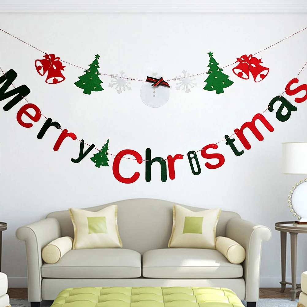 1PC Ornaments Letters Merry Christmas Hanging Snowman Colorful Bunting for Christmas Day Party Decoration
1PC Ornaments Letters Merry Christmas Hanging Snowman Colorful Bunting for Christmas Day Party Decoration