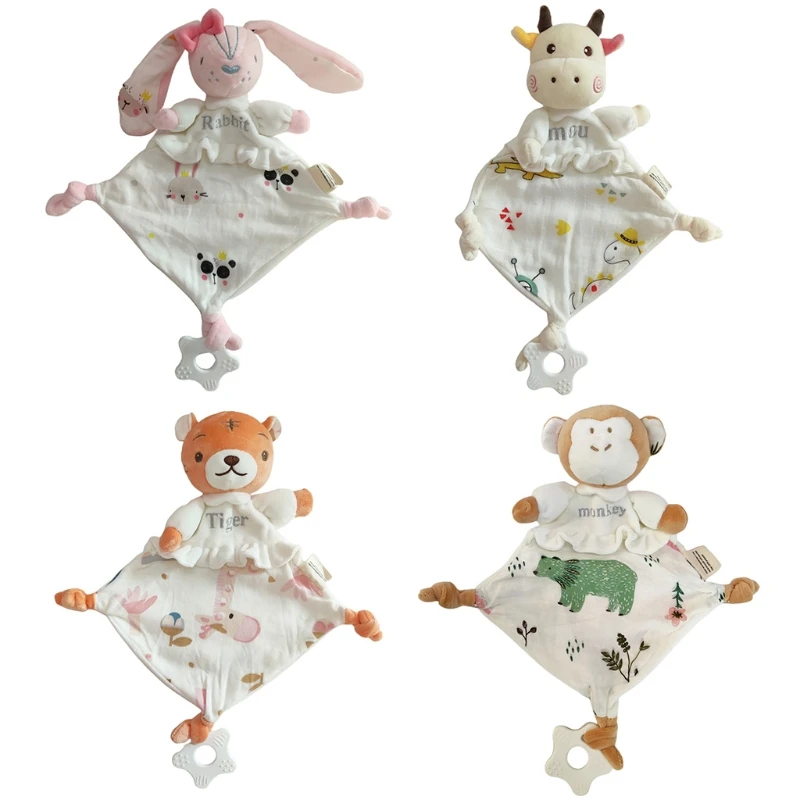 Baby Comforter Appease Towel Soft Cartoon Animal Doll Sleeping Toys Nursing Cuddling Blanket Bib Shower Gifts for Newborn
Baby Comforter Appease Towel Soft Cartoon Animal Doll Sleeping Toys Nursing Cuddling Blanket Bib Shower Gifts for Newborn