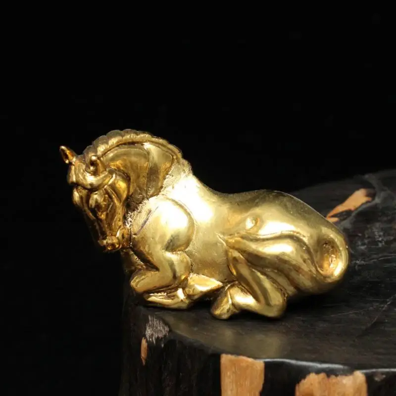 Vintage Brass Alloy Horse Small Statue Desktop Decoration Ornament Animal Figurines Gifts Living Room Decor Crafts
Vintage Brass Alloy Horse Small Statue Desktop Decoration Ornament Animal Figurines Gifts Living Room Decor Crafts