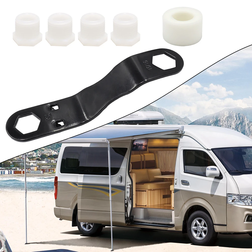 1 Set Trailer RV Water Heater Double Ended Wrench With 4 Plastic Drain Plugs For Removal RV’s Water Heater Drain Plugs Wrench
1 Set Trailer RV Water Heater Double Ended Wrench With 4 Plastic Drain Plugs For Removal RV’s Water Heater Drain Plugs Wrench