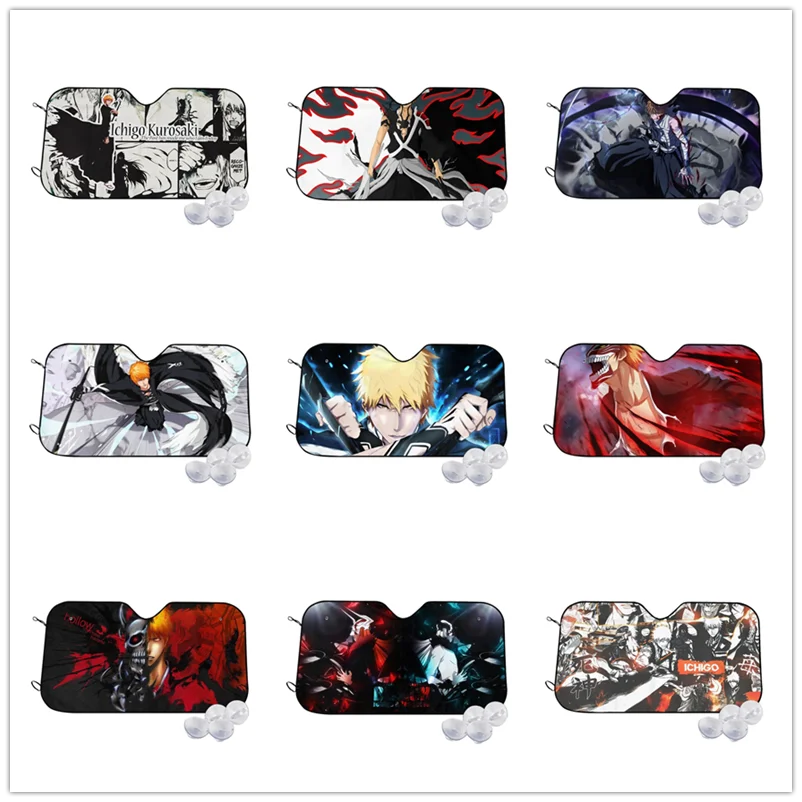 Kurosaki Ichigo Car Sunshade Windscreen Anime Bleach Lovers Car Front Window Visor 76x140cm Car Sunshade Car-styling
Kurosaki Ichigo Car Sunshade Windscreen Anime Bleach Lovers Car Front Window Visor 76x140cm Car Sunshade Car-styling