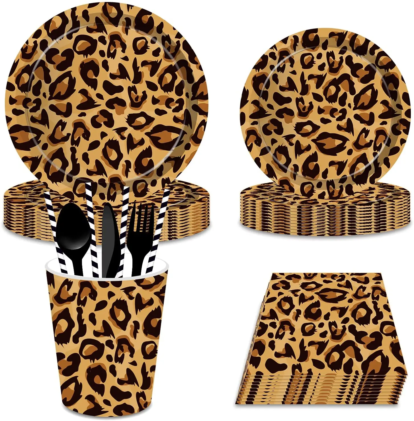 Leopard Print Birthday Party Supplies Cheetah Animal Plates Cups Napkins Ballon Tablecloth Tableware Sets Baby Shower Decoration
Leopard Print Birthday Party Supplies Cheetah Animal Plates Cups Napkins Ballon Tablecloth Tableware Sets Baby Shower Decoration