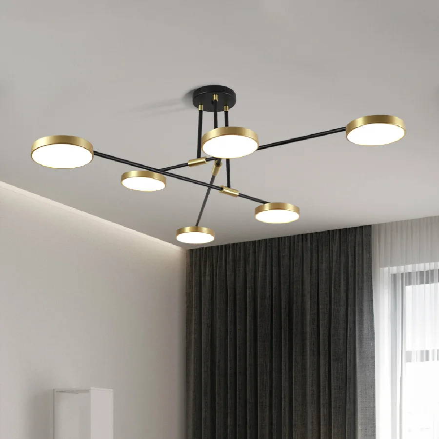 Black Add Gold Modern Chandeliers Dining Living Room Home Deco LED Lighting Hanging Fixtures Multi-head Restaurant Chandeliers
Black Add Gold Modern Chandeliers Dining Living Room Home Deco LED Lighting Hanging Fixtures Multi-head Restaurant Chandeliers