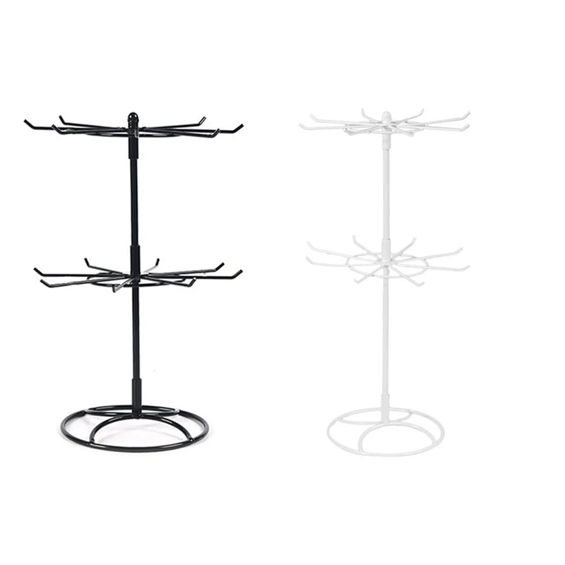 2X Double Metal Jewelry Frame Earrings Necklace Bracelet Display Stand, Black & White
2X Double Metal Jewelry Frame Earrings Necklace Bracelet Display Stand, Black & White