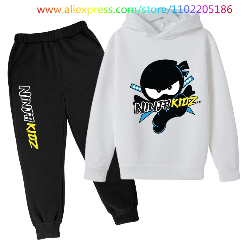 Baby Boy Clothes Ninja Set Kids Spring Autumn Fashion Hoodies Tracksuit NINJA KIDZ Hooded T-Shirt Suit Children Girls Sweatshirt
Baby Boy Clothes Ninja Set Kids Spring Autumn Fashion Hoodies Tracksuit NINJA KIDZ Hooded T-Shirt Suit Children Girls Sweatshirt