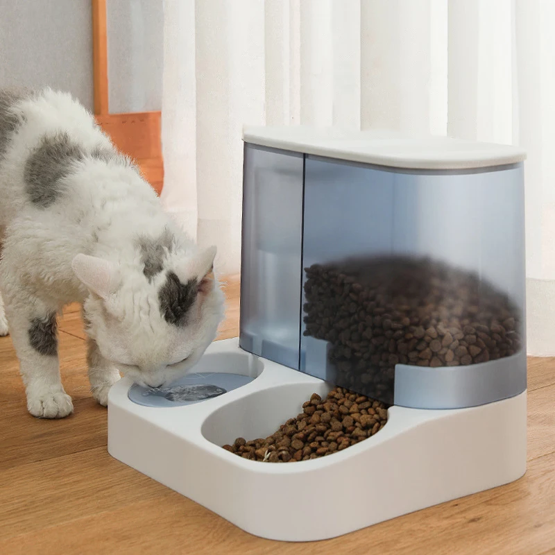 Large Capacity Dog Feeder Plastic Double Bowl Automatic Water Feeding Pet Food Container Transparent Cat Dish Dog Accessories
Large Capacity Dog Feeder Plastic Double Bowl Automatic Water Feeding Pet Food Container Transparent Cat Dish Dog Accessories