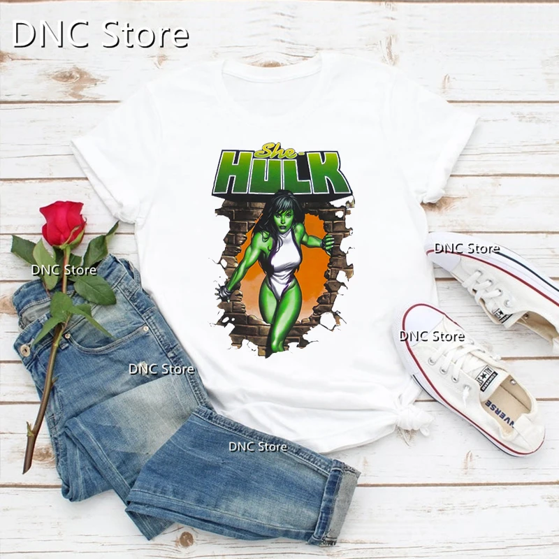 2023 Tv Show She-Hulk: Attorney At Law T-Shirt Jennifer Walters T Shirt Short Sleeve Harajuku Women Clothes Fmale Clothing Tops
2023 Tv Show She-Hulk: Attorney At Law T-Shirt Jennifer Walters T Shirt Short Sleeve Harajuku Women Clothes Fmale Clothing Tops