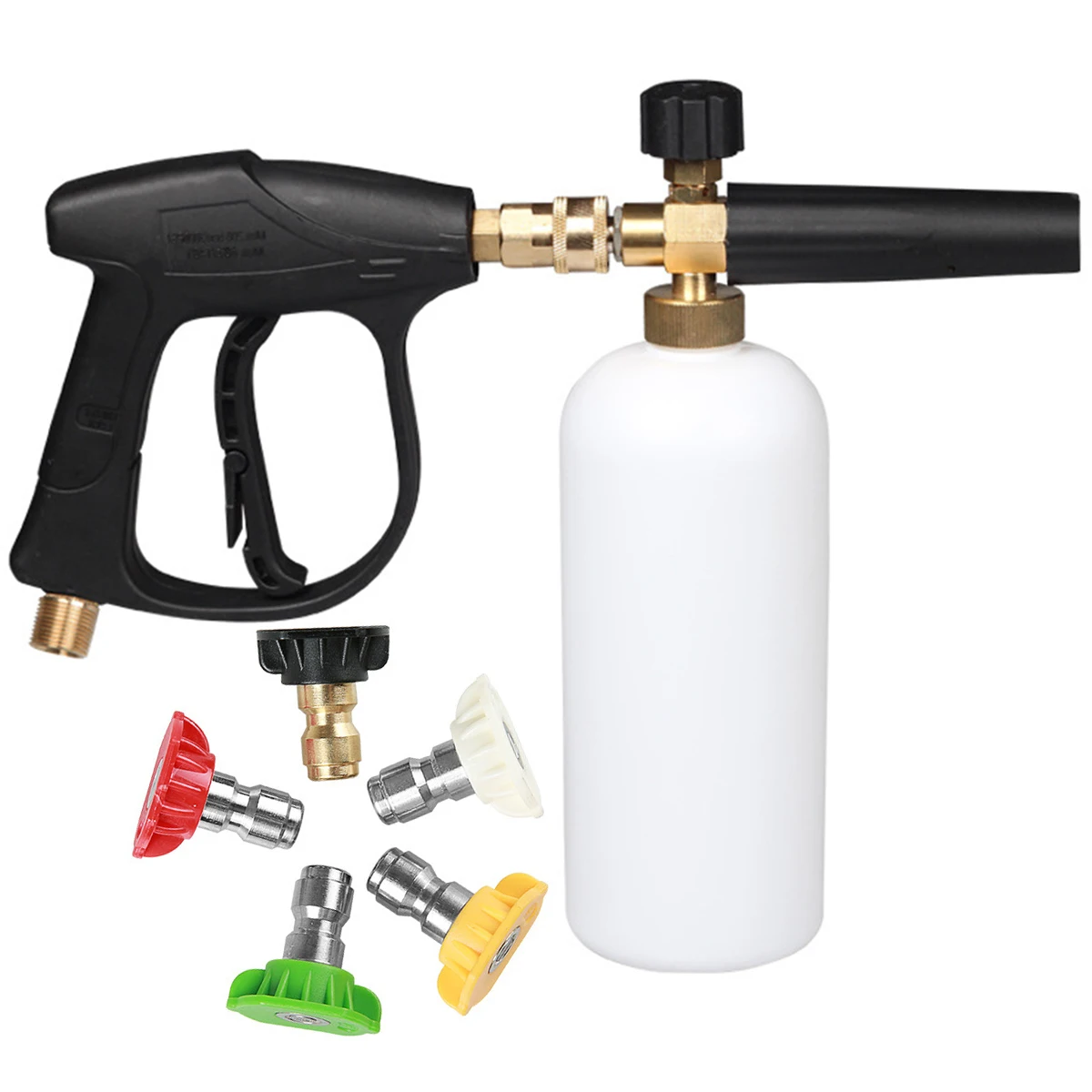 Foam Washer Gun High Pressure Foam Lance with 5 Nozzles for Car Cleaning Foam Foam
Foam Washer Gun High Pressure Foam Lance with 5 Nozzles for Car Cleaning Foam Foam