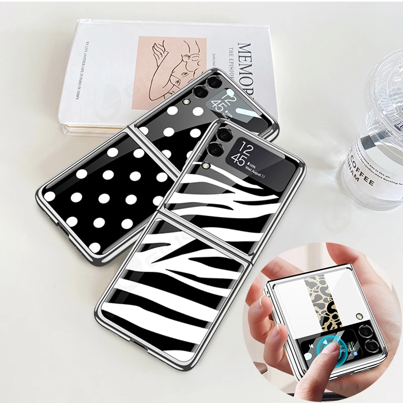 GKK Original Plating Case For Samsung Galaxy Z Flip 3 5G Case Painted Tempered Glass Hard Protection For Samsung Z Flip 3 Cover
GKK Original Plating Case For Samsung Galaxy Z Flip 3 5G Case Painted Tempered Glass Hard Protection For Samsung Z Flip 3 Cover