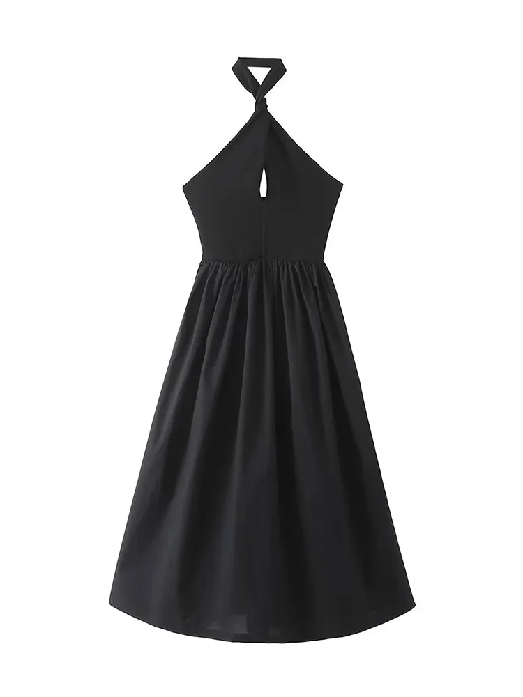 XEASY Black Dresses For Women 2022 Vintage Midi Dress Female Sexy Backless Dress Fashion Women Clothing
XEASY Black Dresses For Women 2022 Vintage Midi Dress Female Sexy Backless Dress Fashion Women Clothing