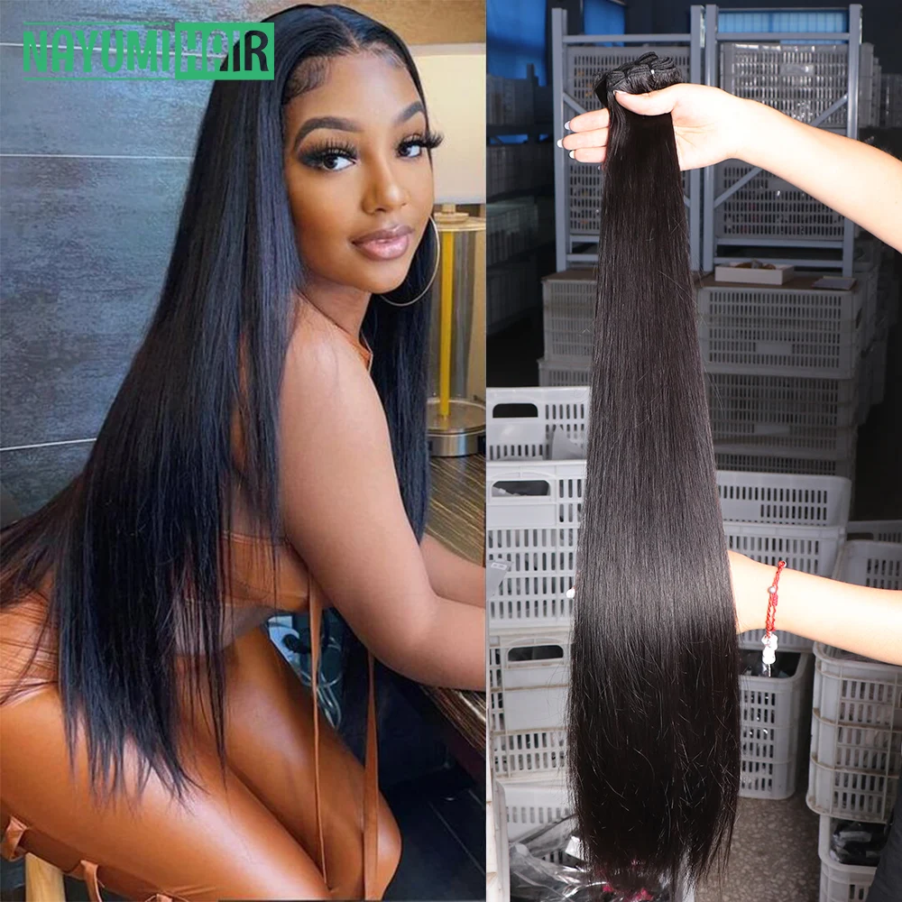 Unprocessed Remy Straight Weave Bundles With Closure Natural Black 100% Human Hair Extensions With 4*4 Pre-Plucked Lace Closures
Unprocessed Remy Straight Weave Bundles With Closure Natural Black 100% Human Hair Extensions With 4*4 Pre-Plucked Lace Closures