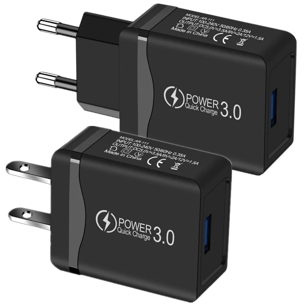 10pcs 18W Eu US Ac Home Travel Wall Charger QC3.0 Fast Quick Charging Power Adapters For Iphone Samsung Huawei xiaomi chargers
10pcs 18W Eu US Ac Home Travel Wall Charger QC3.0 Fast Quick Charging Power Adapters For Iphone Samsung Huawei xiaomi chargers