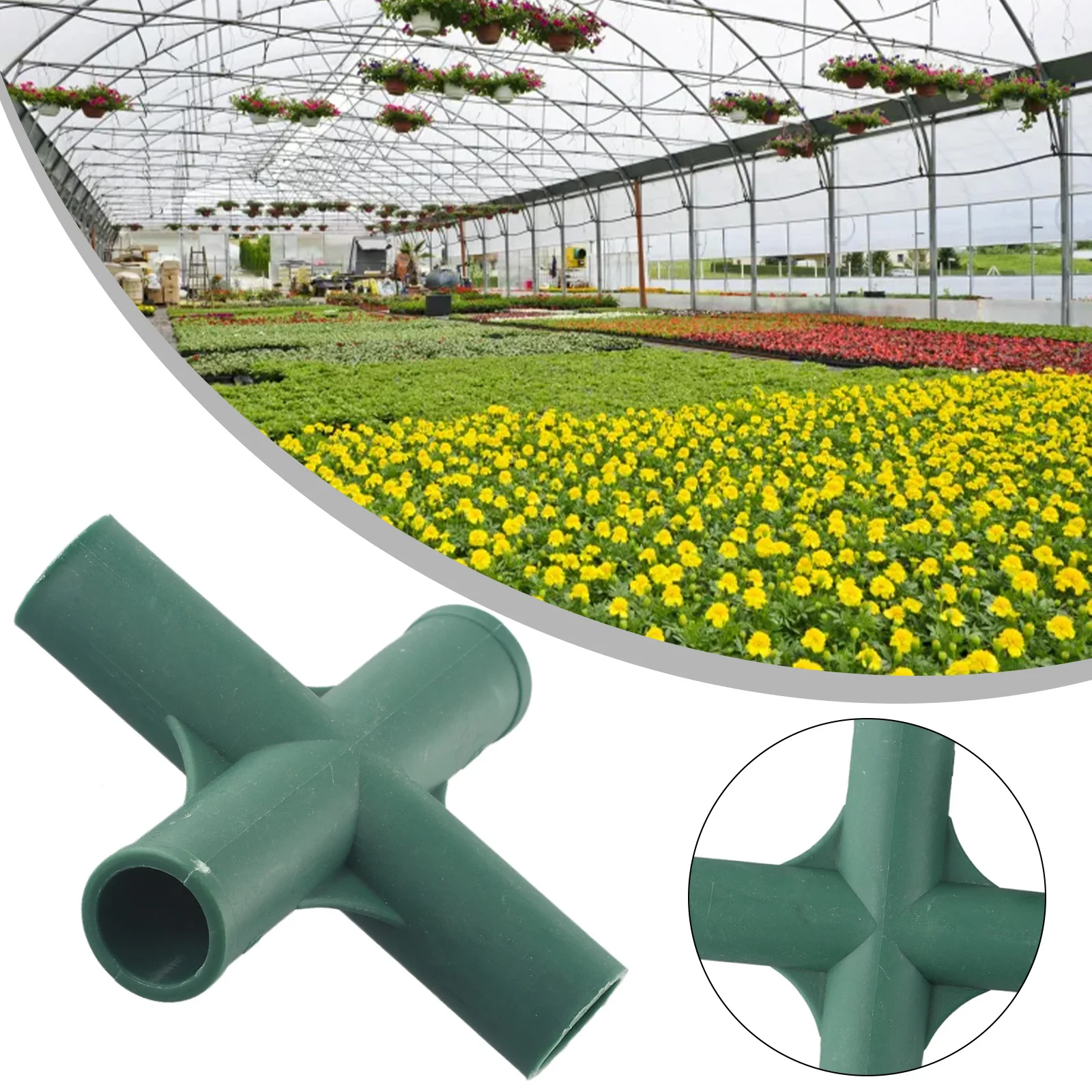 8pcs Greenhouse Frame Flower Stand Grape Trellis Joint Connector Heavy Duty Pipe Frame Awning Bracket Garden Accessories 19mm
8pcs Greenhouse Frame Flower Stand Grape Trellis Joint Connector Heavy Duty Pipe Frame Awning Bracket Garden Accessories 19mm
