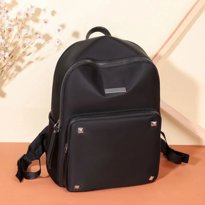 Women's Bag New Oxford cloth backpack trend simple solid color schoolbag large capacity fashionable leisure travel bag
Women's Bag New Oxford cloth backpack trend simple solid color schoolbag large capacity fashionable leisure travel bag