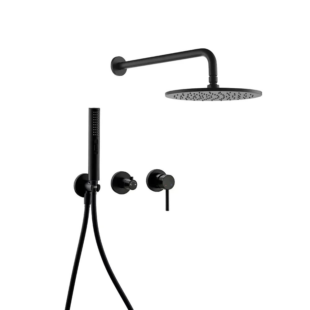 Built-in Shower Mixer Faucet Diverter With Water Outlet Holder Black Brass Rain Hand-Held Head Bathroom Set
Built-in Shower Mixer Faucet Diverter With Water Outlet Holder Black Brass Rain Hand-Held Head Bathroom Set