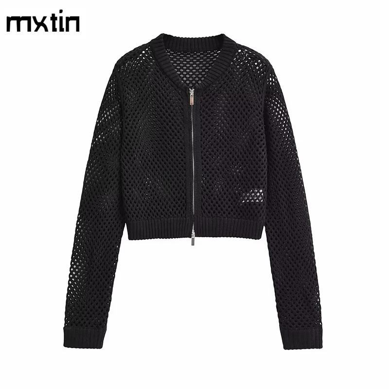 Женская летняя модная однотонная укороченная трикотажная куртка с вырезами, пальто, винтажные Женские повседневные шикарные топы с V-образным вырезом и длинным рукавом
Женская летняя модная однотонная укороченная трикотажная куртка с вырезами, пальто, винтажные Женские повседневные шикарные топы с V-образным вырезом и длинным рукавом