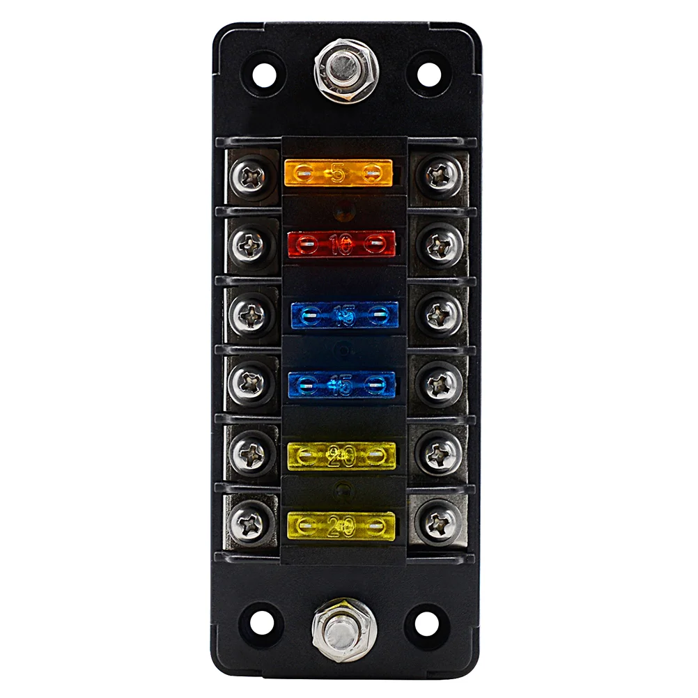 1 Pc Auto Fuse Block Vehicle Fuse Box Automotive Fuse Block Fuse Assortments Fast- Blow Glass Fuse
1 Pc Auto Fuse Block Vehicle Fuse Box Automotive Fuse Block Fuse Assortments Fast- Blow Glass Fuse