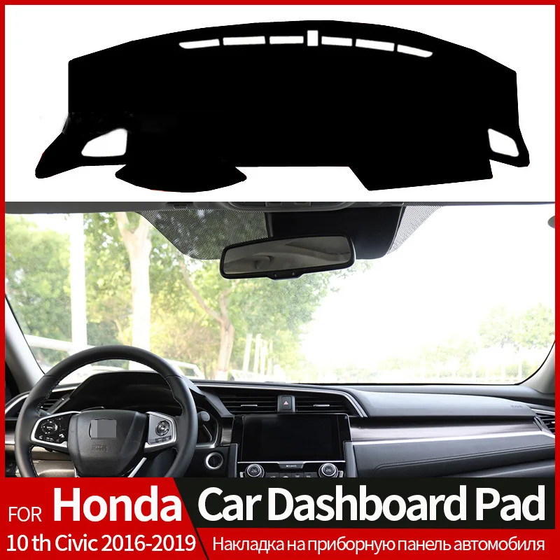 Interior Accessories Anti-Slip Mat Sunshade Dashmat Carpet LHD CAR Dashboard Pad For Honda 10th Civic 2016To 2019 Yeas
Interior Accessories Anti-Slip Mat Sunshade Dashmat Carpet LHD CAR Dashboard Pad For Honda 10th Civic 2016To 2019 Yeas