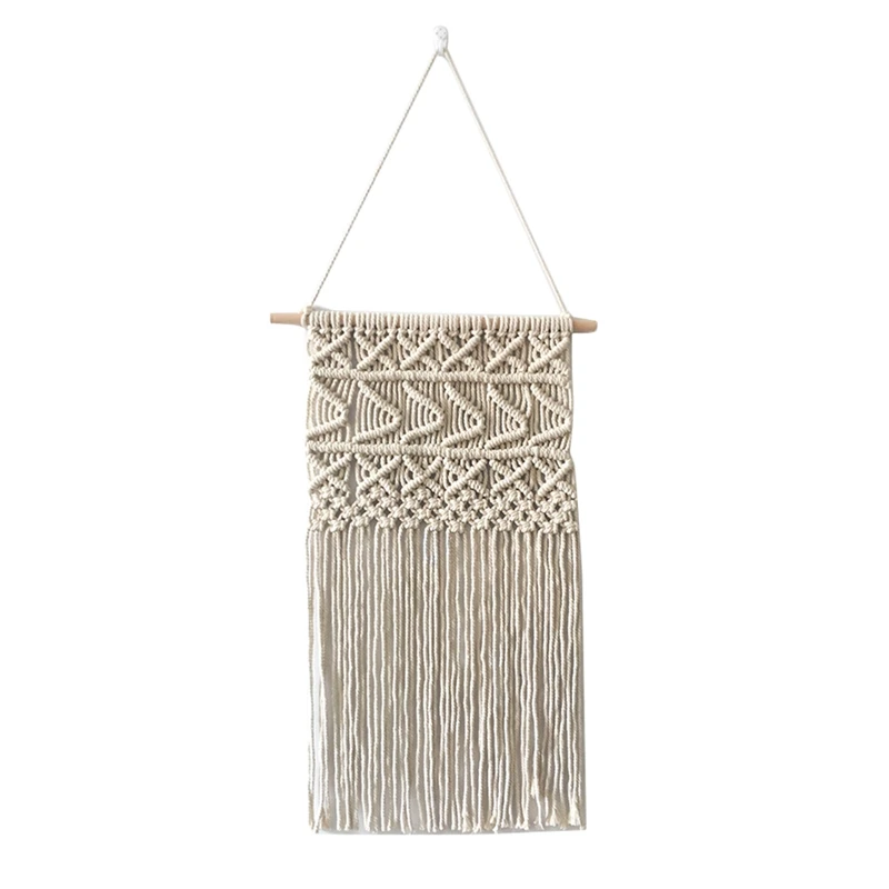 Macrame Wall Hanging Woven Tapestry Boho Chic Tassels Pendant Bohemian Wall Art Bedroom Living Room Backdrop Home Decor
Macrame Wall Hanging Woven Tapestry Boho Chic Tassels Pendant Bohemian Wall Art Bedroom Living Room Backdrop Home Decor