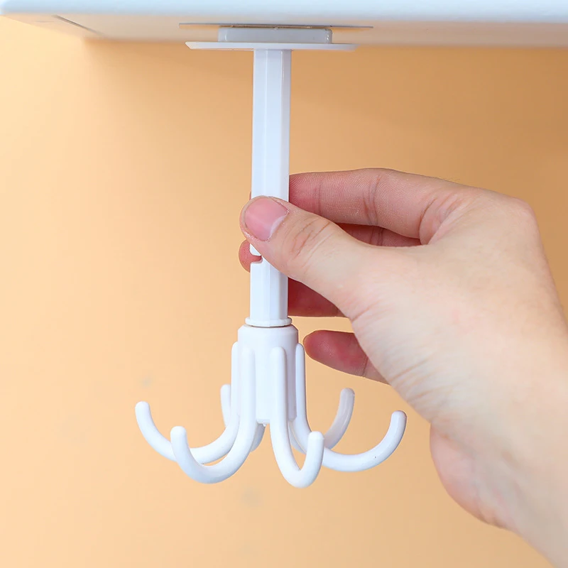 1/2PCS Multi-purpose Hooks 360 Degree Rotatable Six-claw Storage Hook Bathroom Towel Hanging Rack Kitchen Organizer
1/2PCS Multi-purpose Hooks 360 Degree Rotatable Six-claw Storage Hook Bathroom Towel Hanging Rack Kitchen Organizer