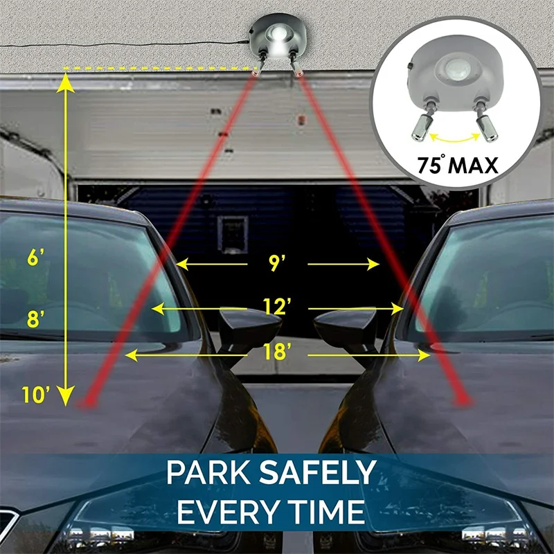 

Stop Light System Garage Parking Assist Stop Light Auto Parking Sensor Assist Aid Guide Stop Light System Parking Assistance