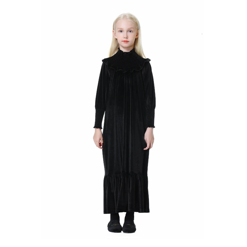 2023 New Fall Winter Teen Girls Maxi Velvet Dress Women Black Ankle-length Dress with Belt Elegant Casual Family Matching, #2000
2023 New Fall Winter Teen Girls Maxi Velvet Dress Women Black Ankle-length Dress with Belt Elegant Casual Family Matching, #2000